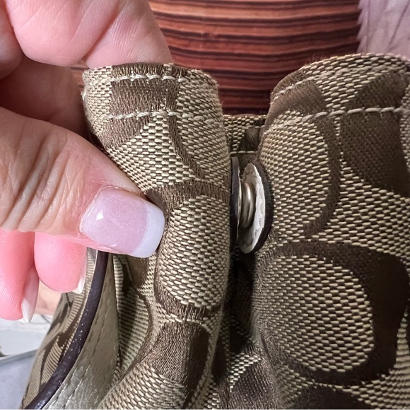 Vintage Coach SoHo Bag monogram canvas and leather, hang tag excellent condition - Picture 12 of 17